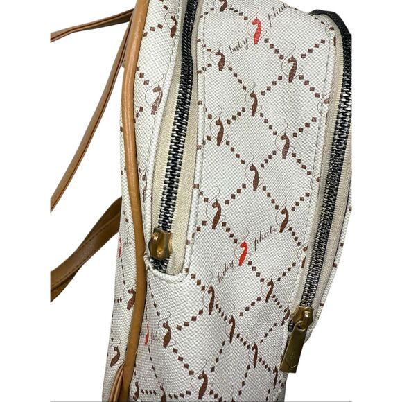 Vintage Baby Phat Backpack Purse Signature Cat Print Vinyl 2000s Y2K - Picture 6 of 9